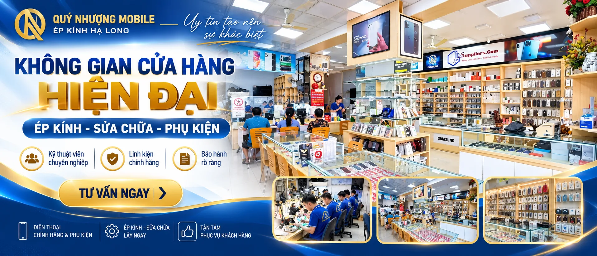 Không gian cửa hàng hiện đại
